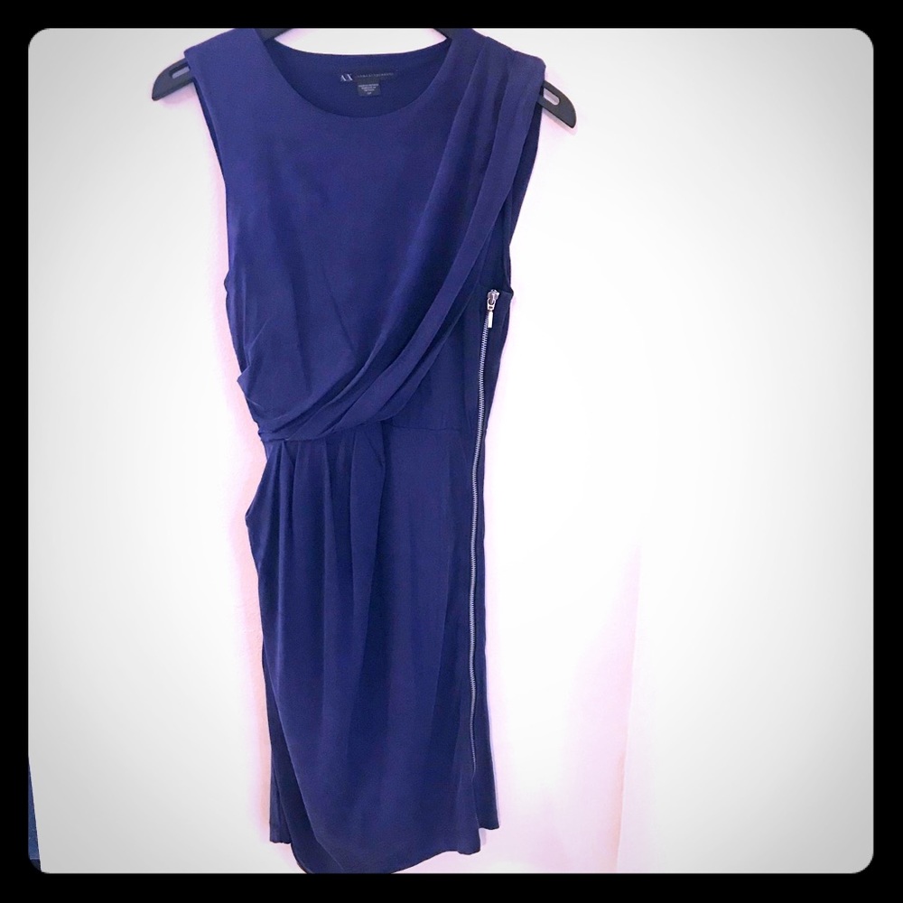 Blue cocktail dress